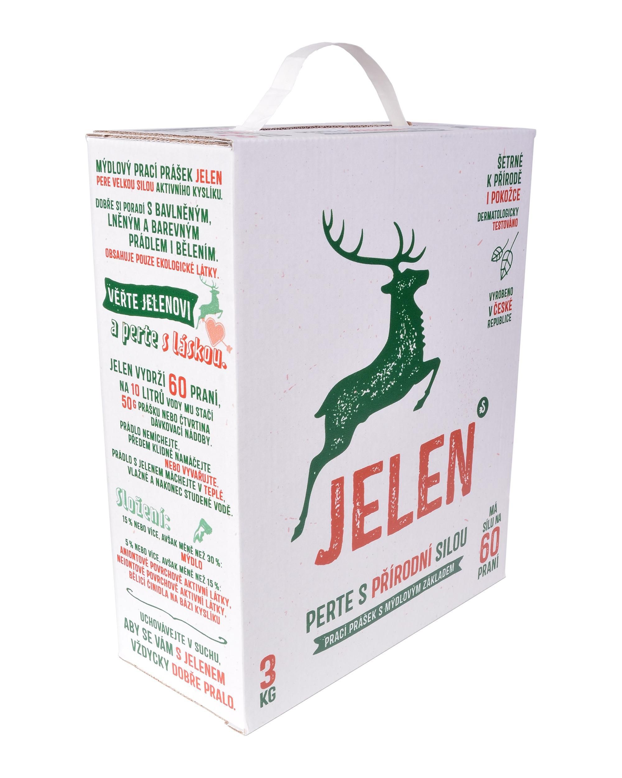 Jelen Mýdlový prášek 3 kg 60 praní