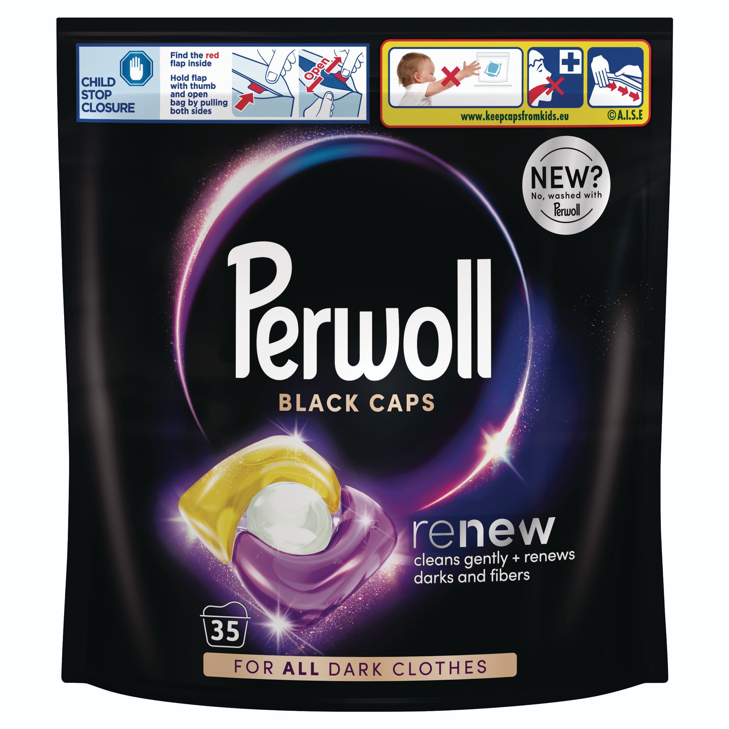 Perwoll Black Caps 35 praní