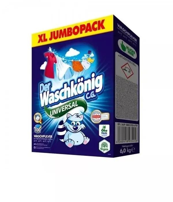 WASCHKÖNIG PRÁŠEK UNI 6KG 100PD
