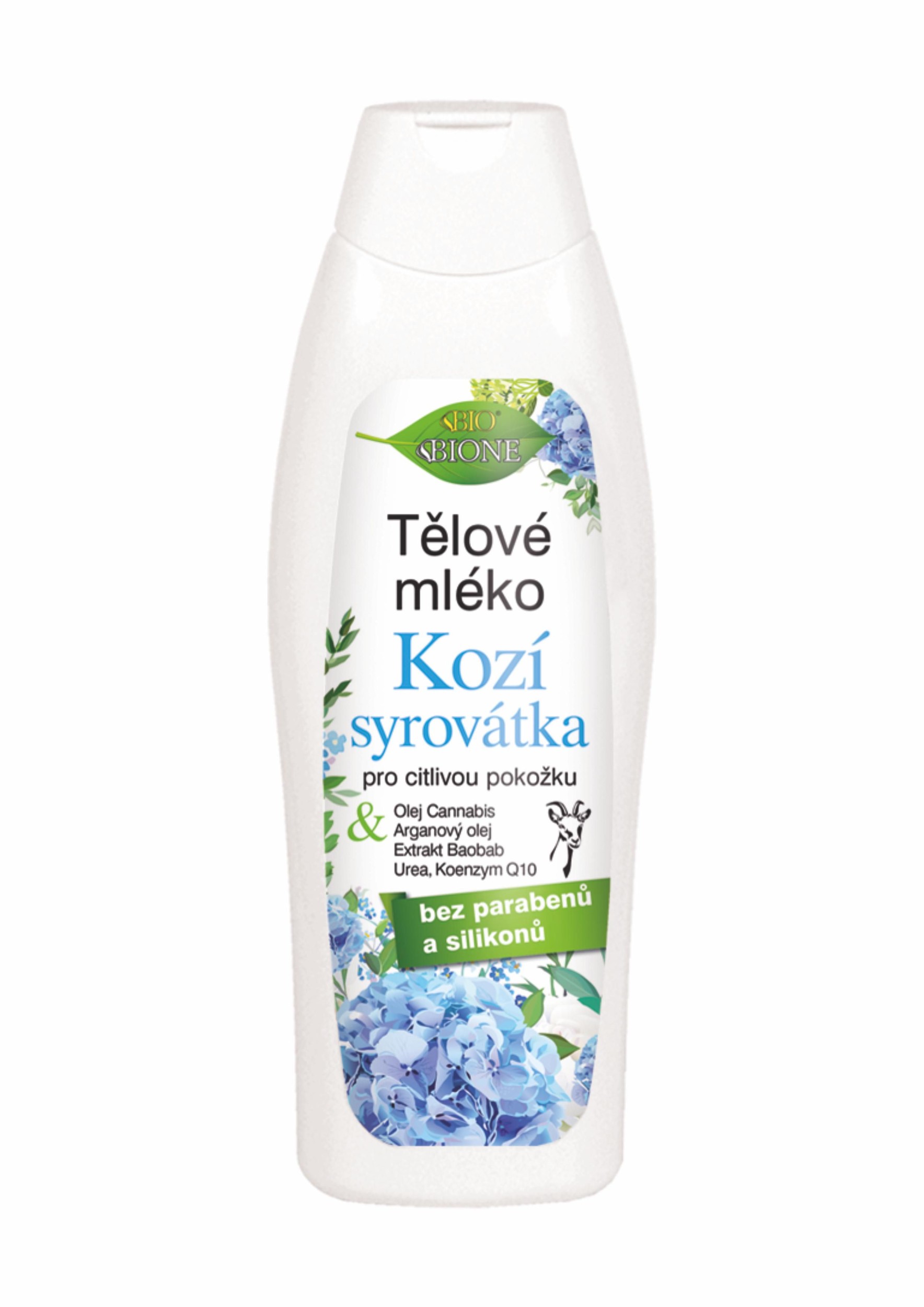 BIO Kozí syrovátka tělové mléko 500ml