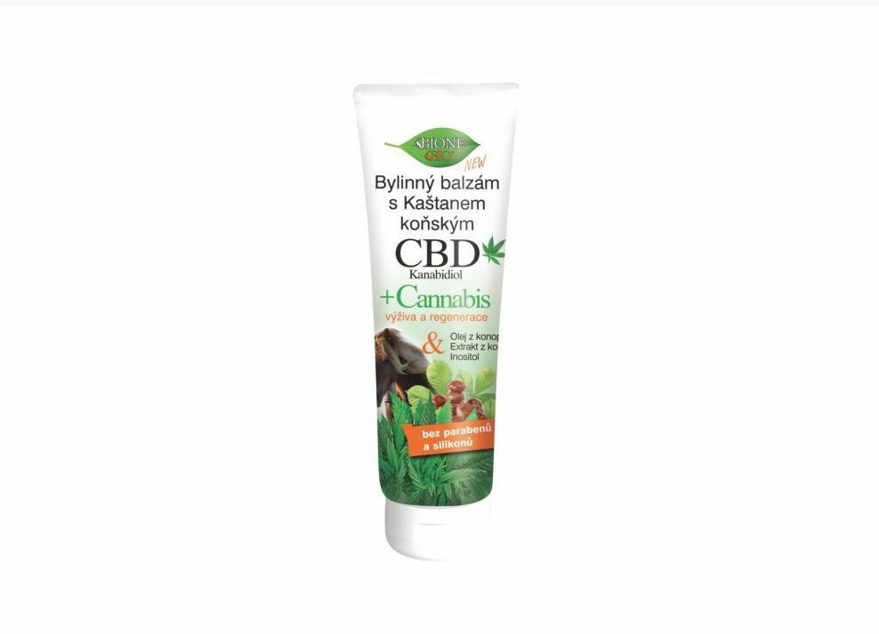 Bio CBD Kanabidiol bylinný balzám s kaštanem koňským 300ml