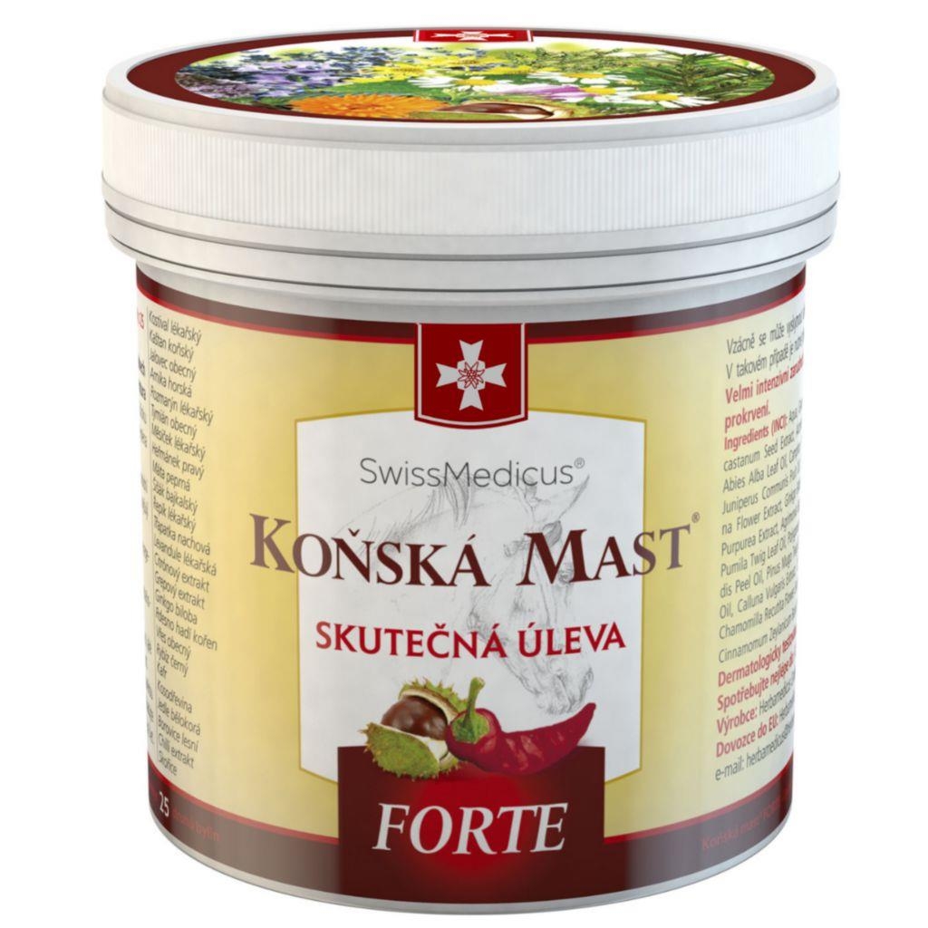SwissMedicus Koňská mast forte hřejivá 250 ml