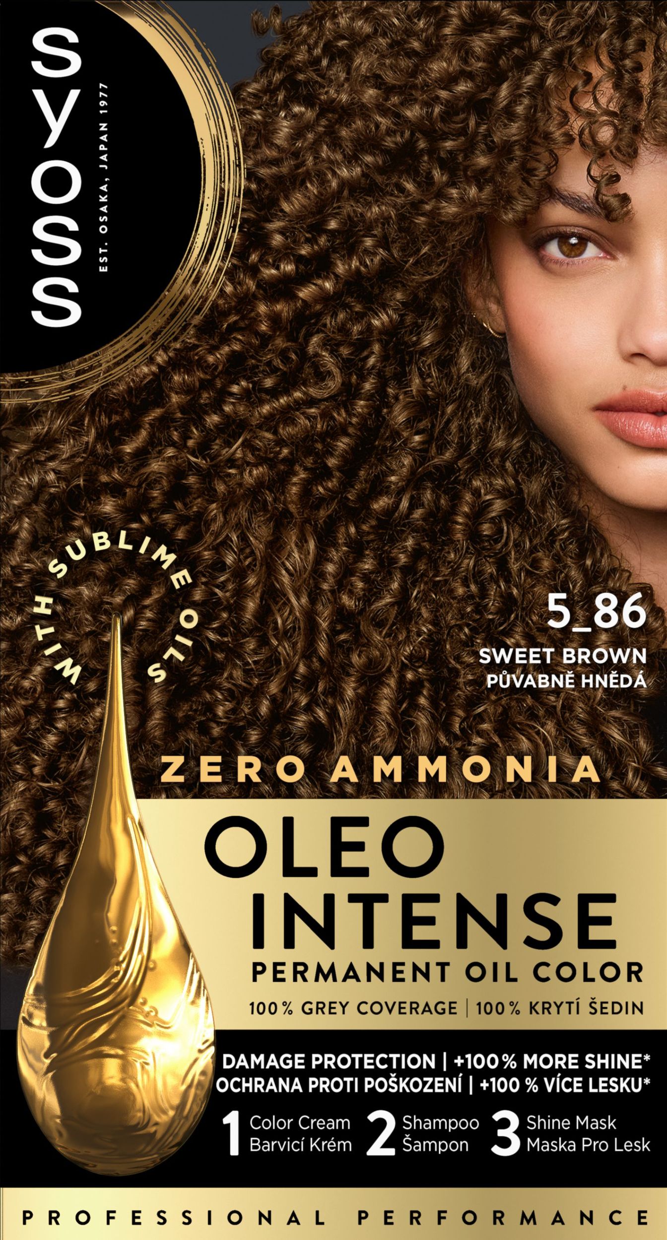Syoss Oleo Intense olejová barva půvabně hnědý 5-86 50 ml