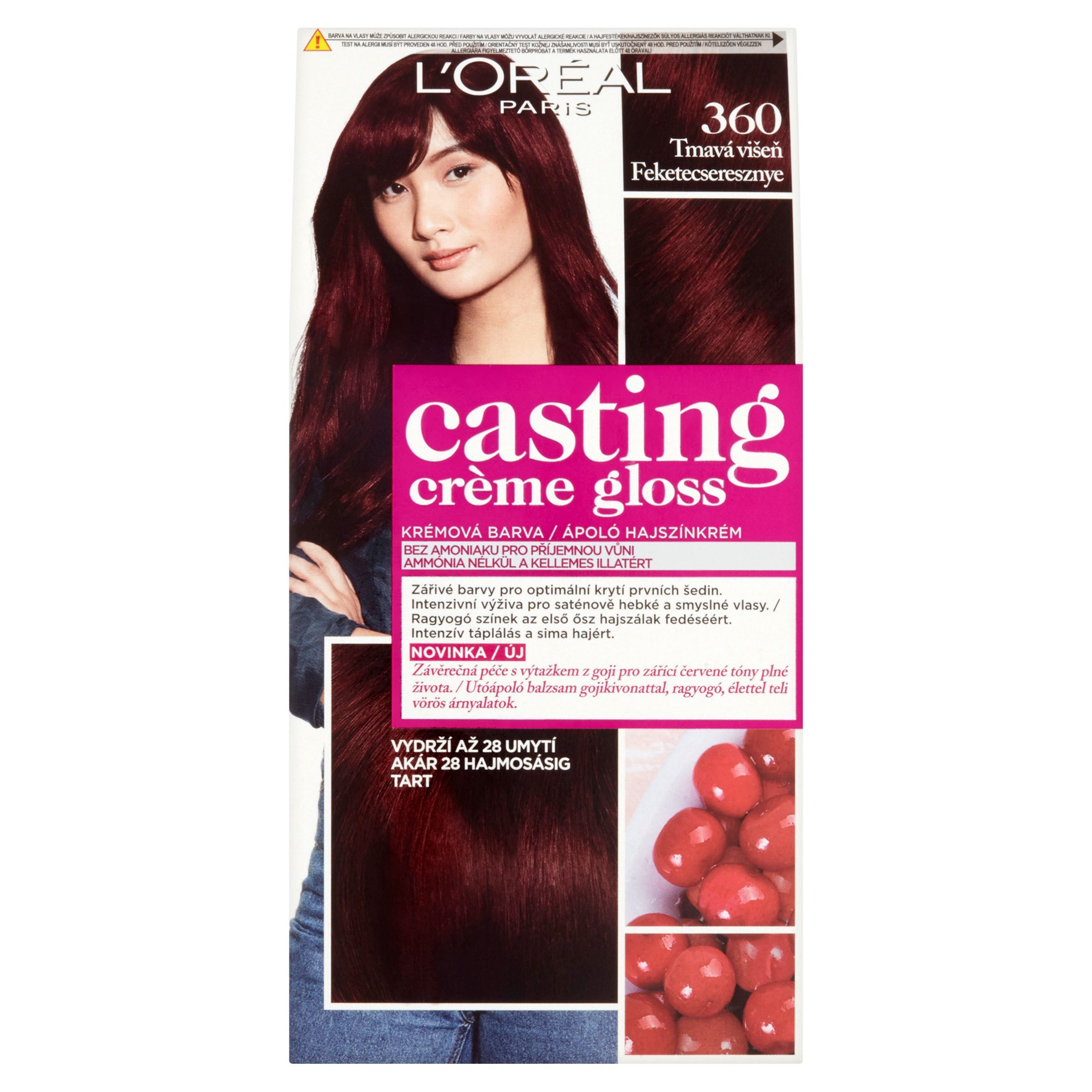 L'Oréal Paris Casting Crème Gloss tmavá višeň 360 160 ml