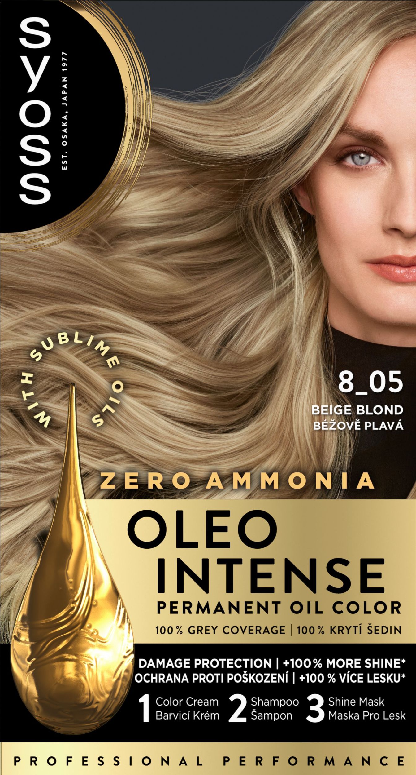 Syoss Oleo Intense olejová barva béžově plavý 8-05 50 ml