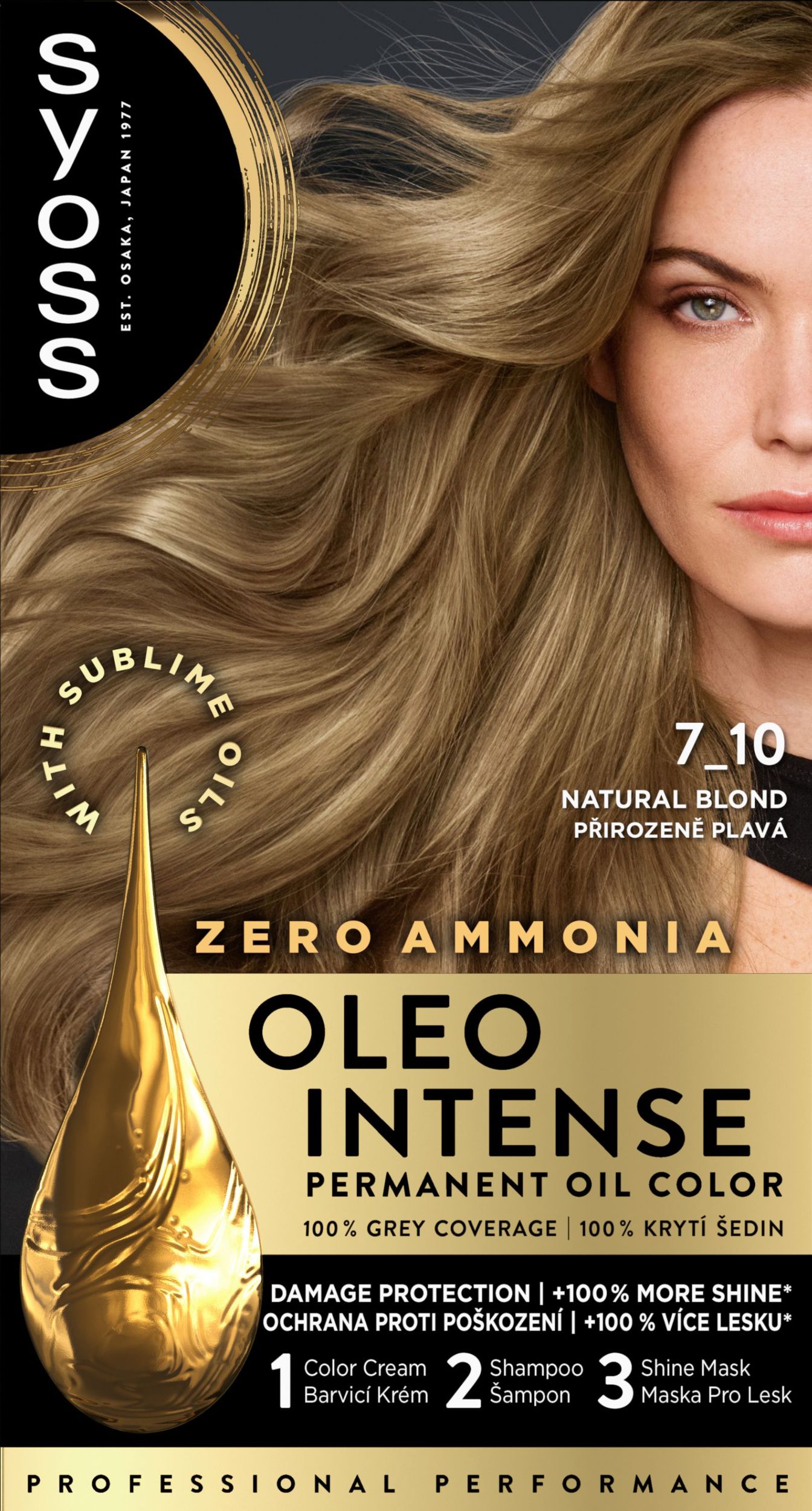 Syoss Oleo Intense olejová barva přirozeně plavý 7-10 50 ml