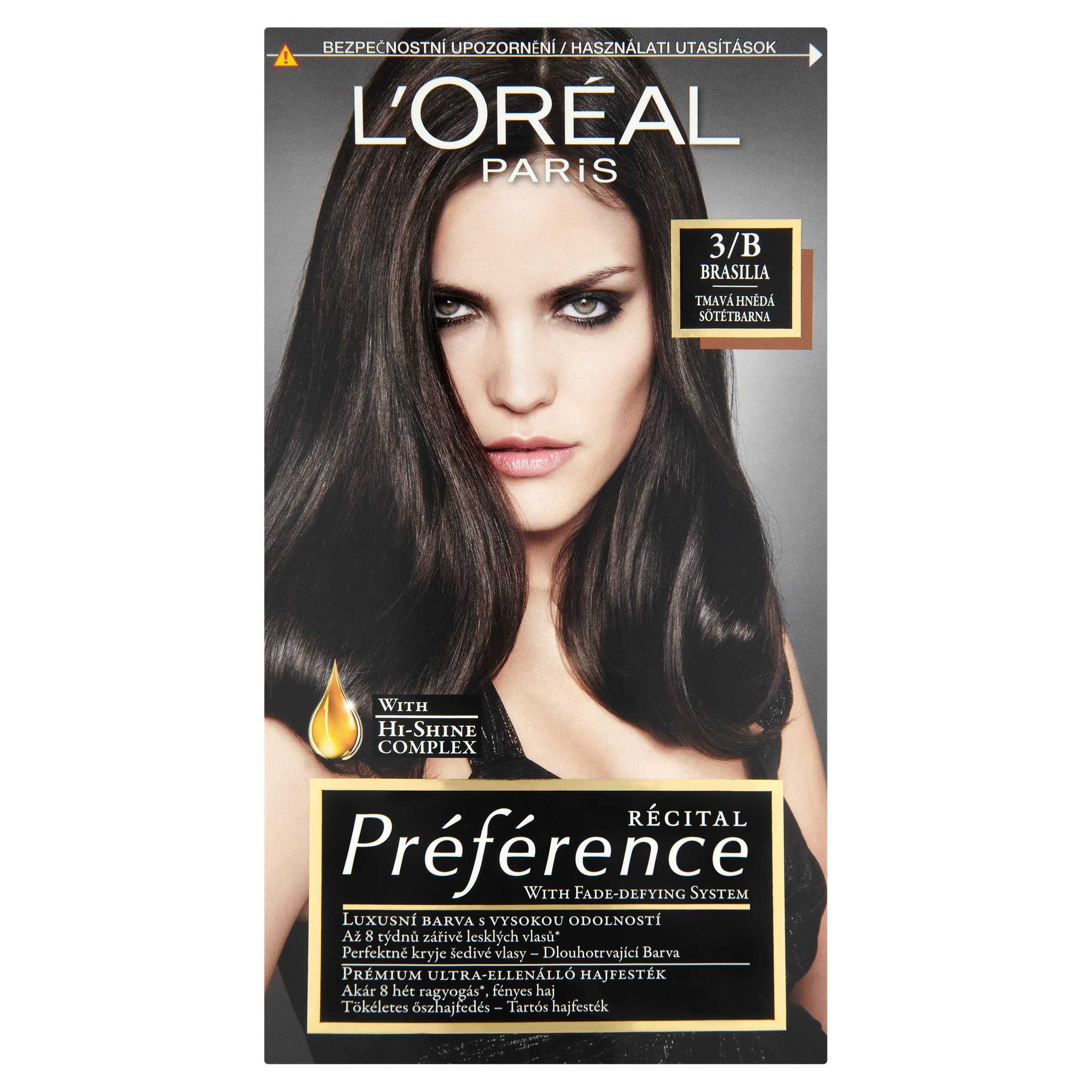 L'Oréal Paris Récital Préférence Brasilia tmavá hnědá 3/B 174 ml