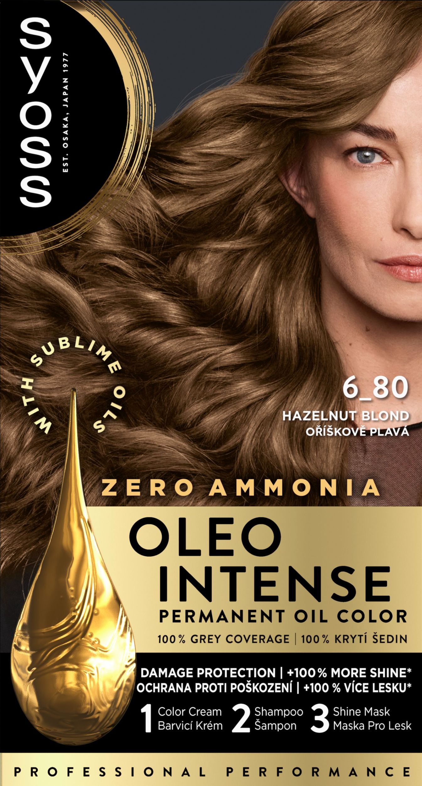 Syoss Oleo Intense olejová barva oříškově plavý 6-80 50 ml