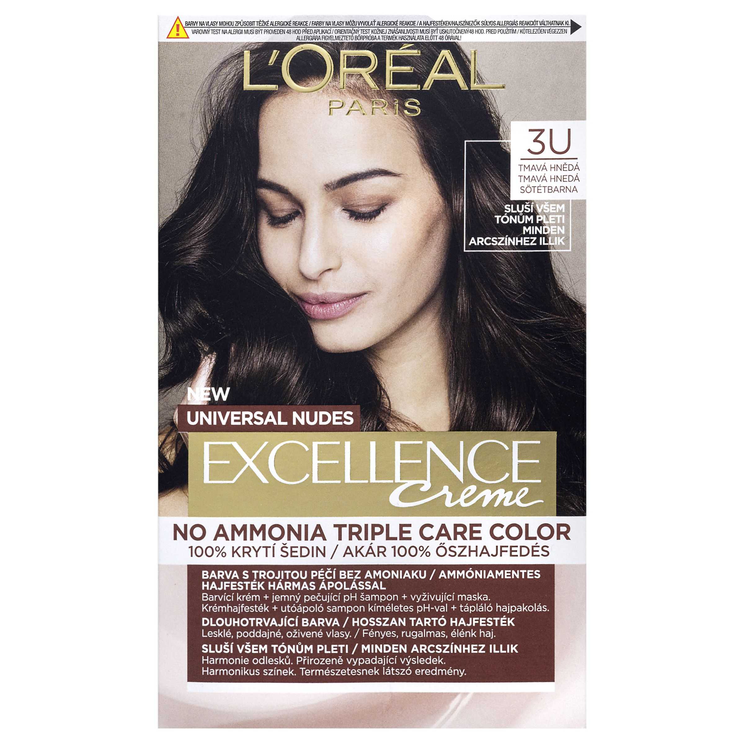 Excellence Nudes 3U tmavě hnědá