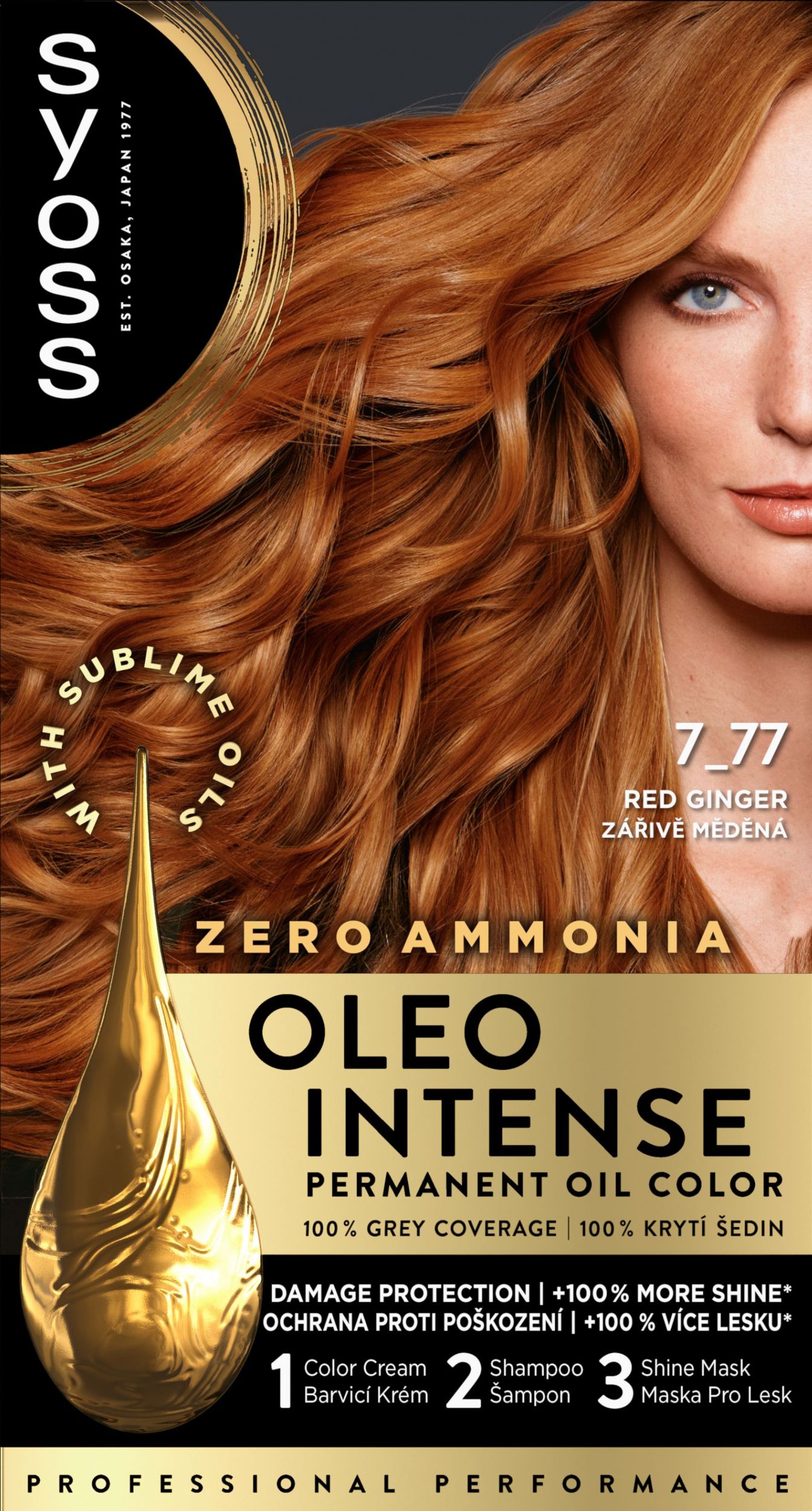 Syoss Oleo Intense 7-77 Zářivě měd 1 ks