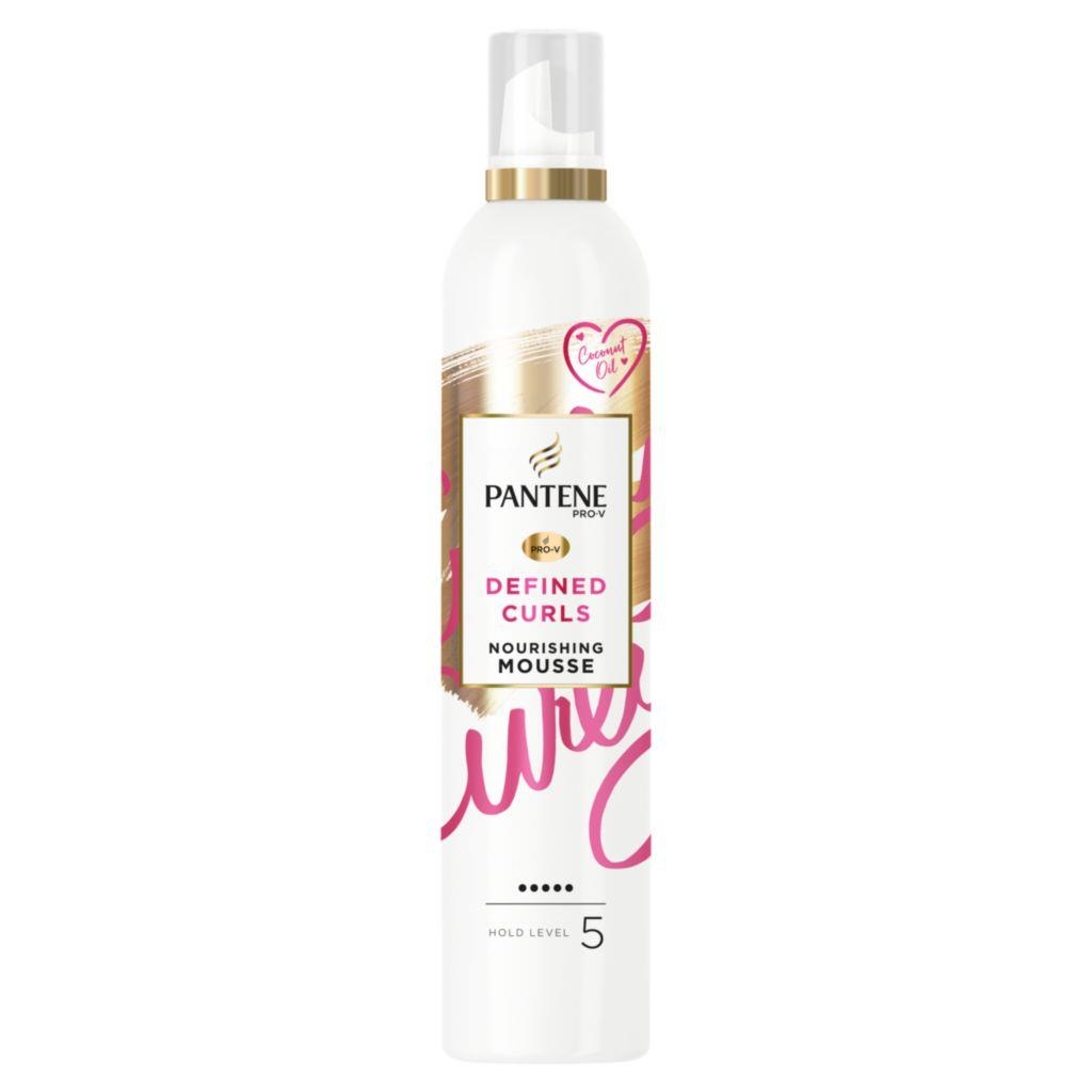 Pantene Pro-V Perfect-Curls vyživující pěna a ochrana proti působení tepla s kokosovým olejem 200 ml