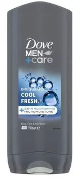 Dove Men+Care Cool Fresh sprchový gel pro muže na tělo a tvář 400ml