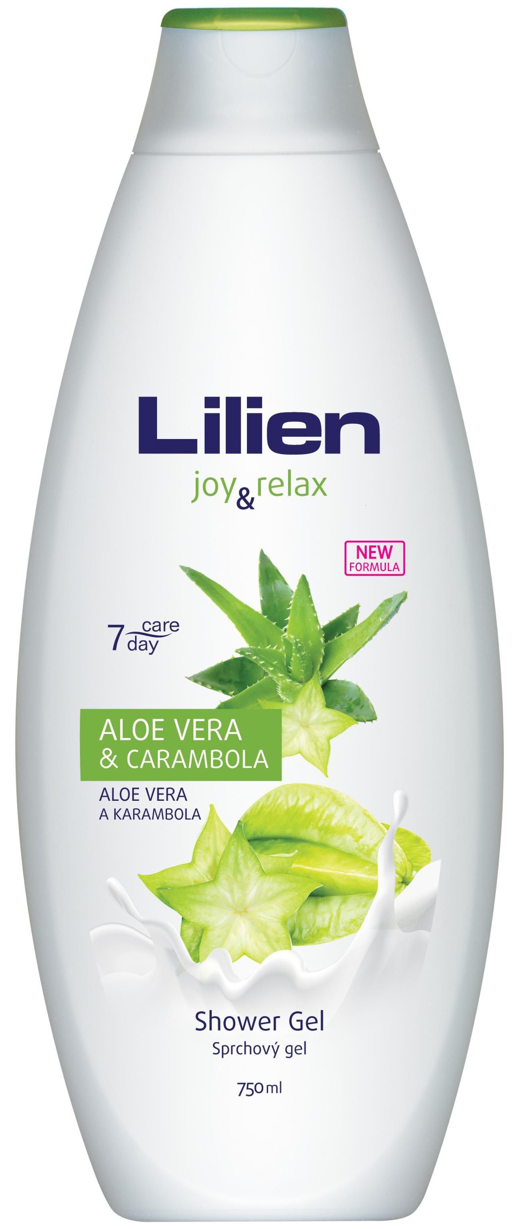 Lilien Krémový sprchový gel Aloe vera & carambola 750 ml