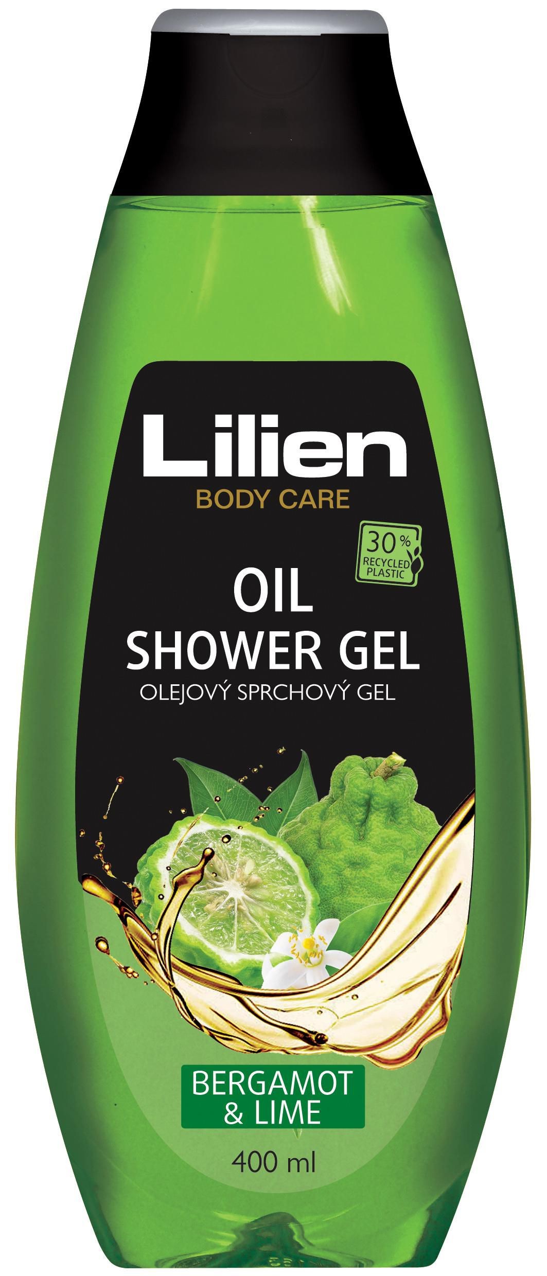 Lilien Olejový sprchový gel Bergamot & Limeta 400ml