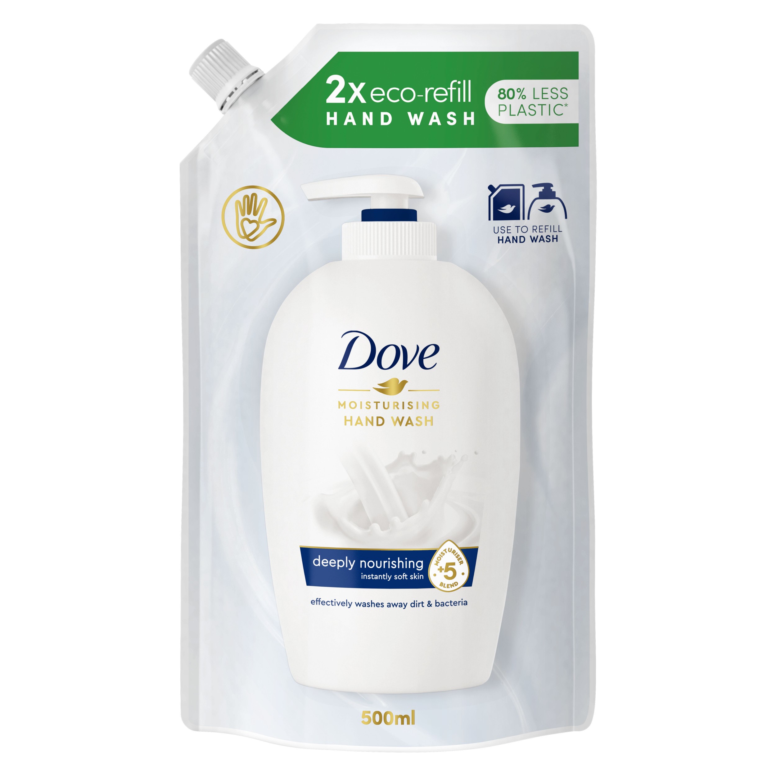 Dove Jemné tekuté mýdlo náhradní náplň 500 ml