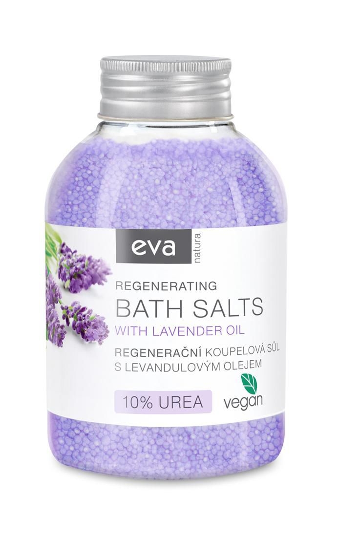 Eva Natura Regenerační koupelová sůl s levadulovým olejem + 10% UREA 600 g