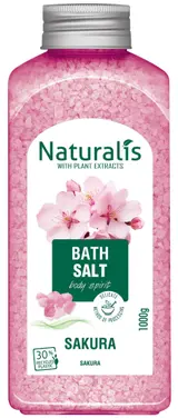 Naturalis sůl do koupele Sakura 1000g