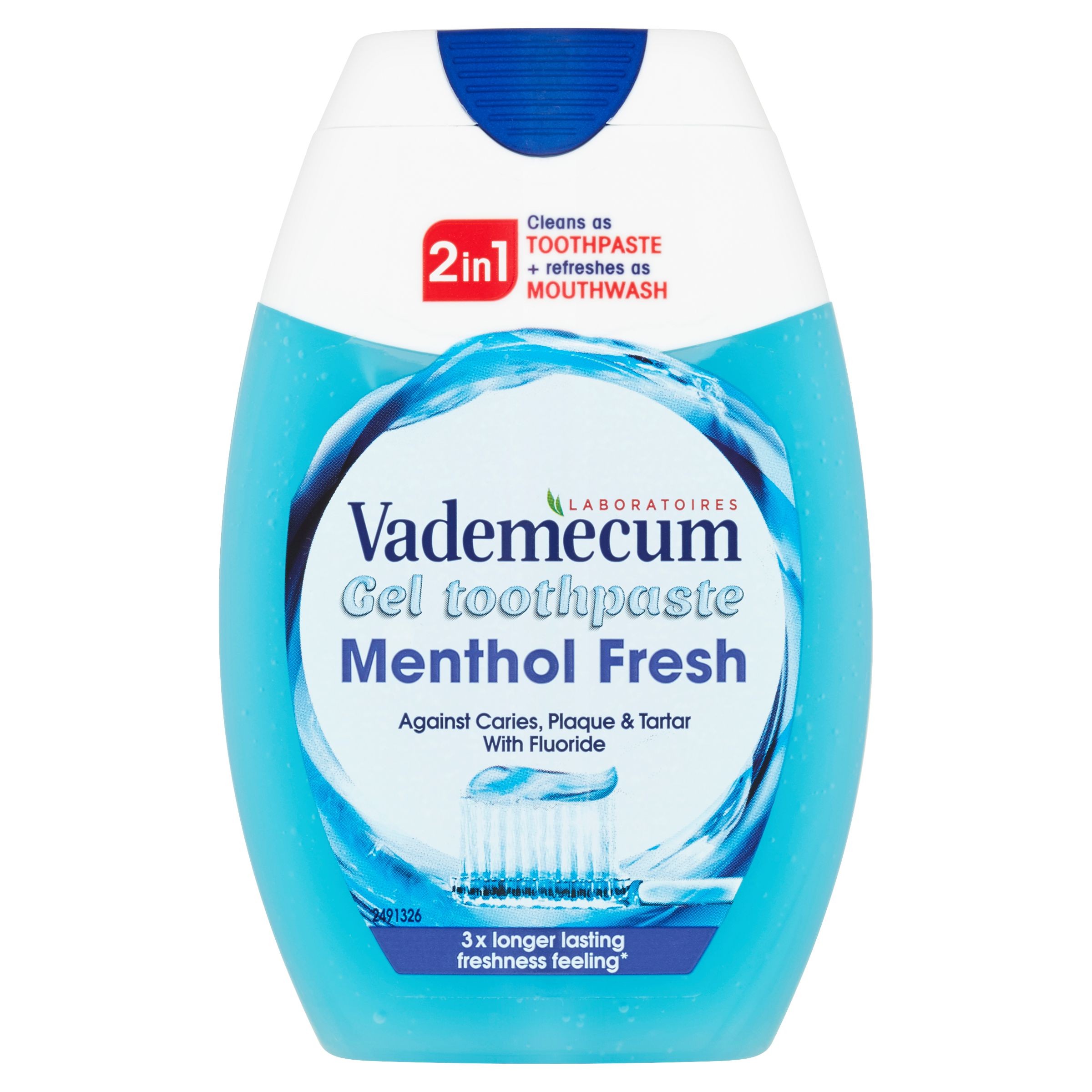 Vademecum Menthol Fresh 2v1 zubní pasta 75 ml