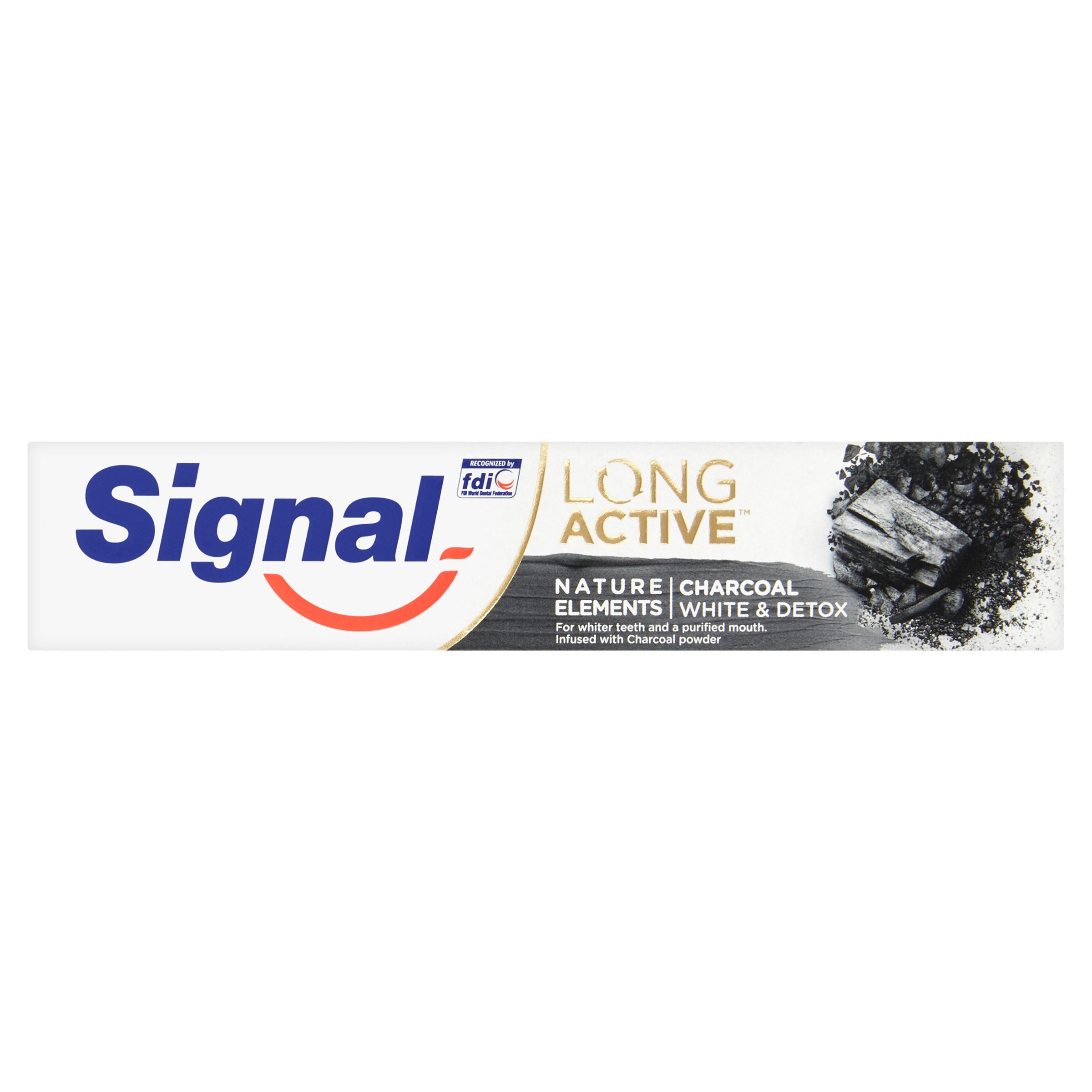 Signal Nature Elements Zubní pasta s aktivním uhlím 75 ml