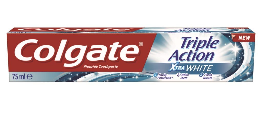 Colgate Zubní pasta triple action white 75 ml
