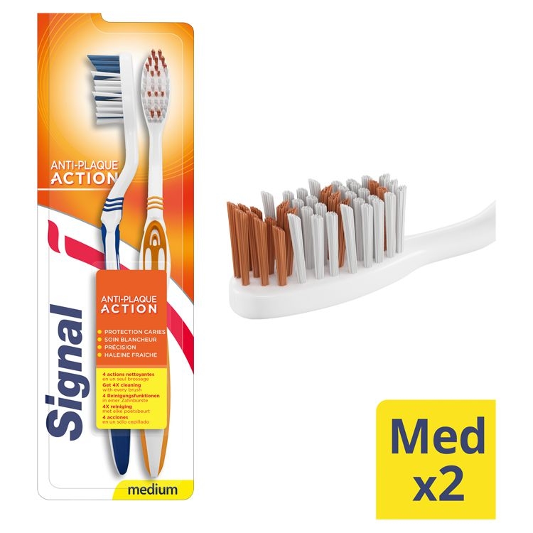 Signal Anti-Plague zubní kartáček středně tvrdý 1 ks