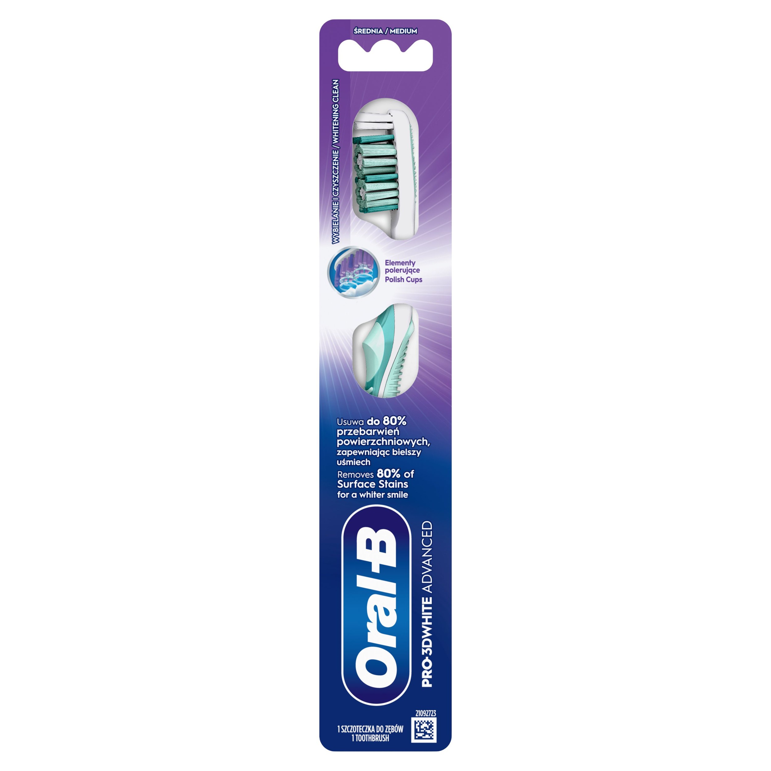 Oral-B Pro-3DW zubní kartáček Advanced 35 Medium 1 ks