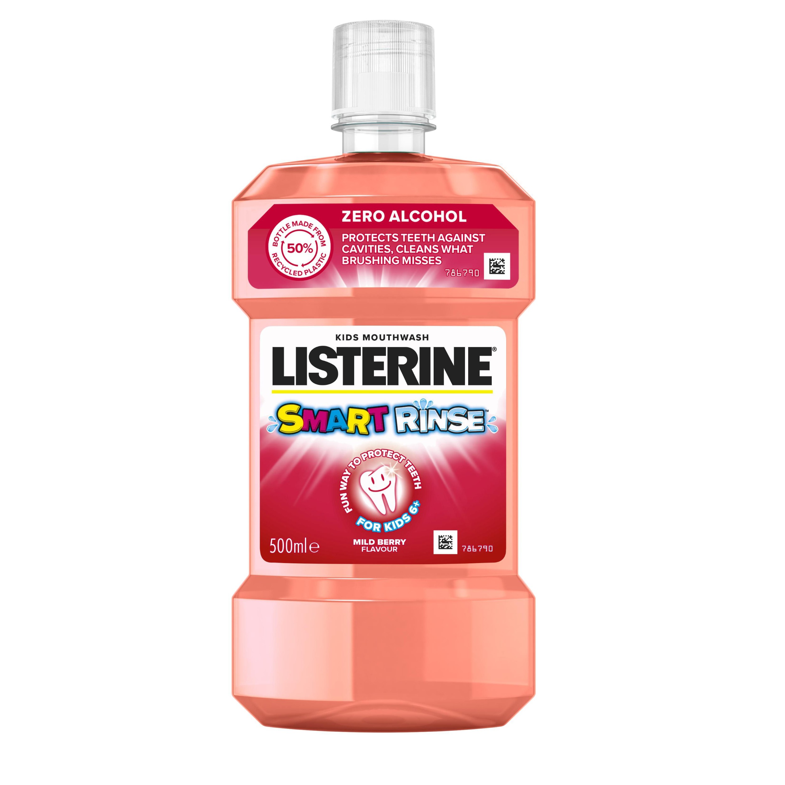 Listerine Smart Rinse Mild Berry 500ml