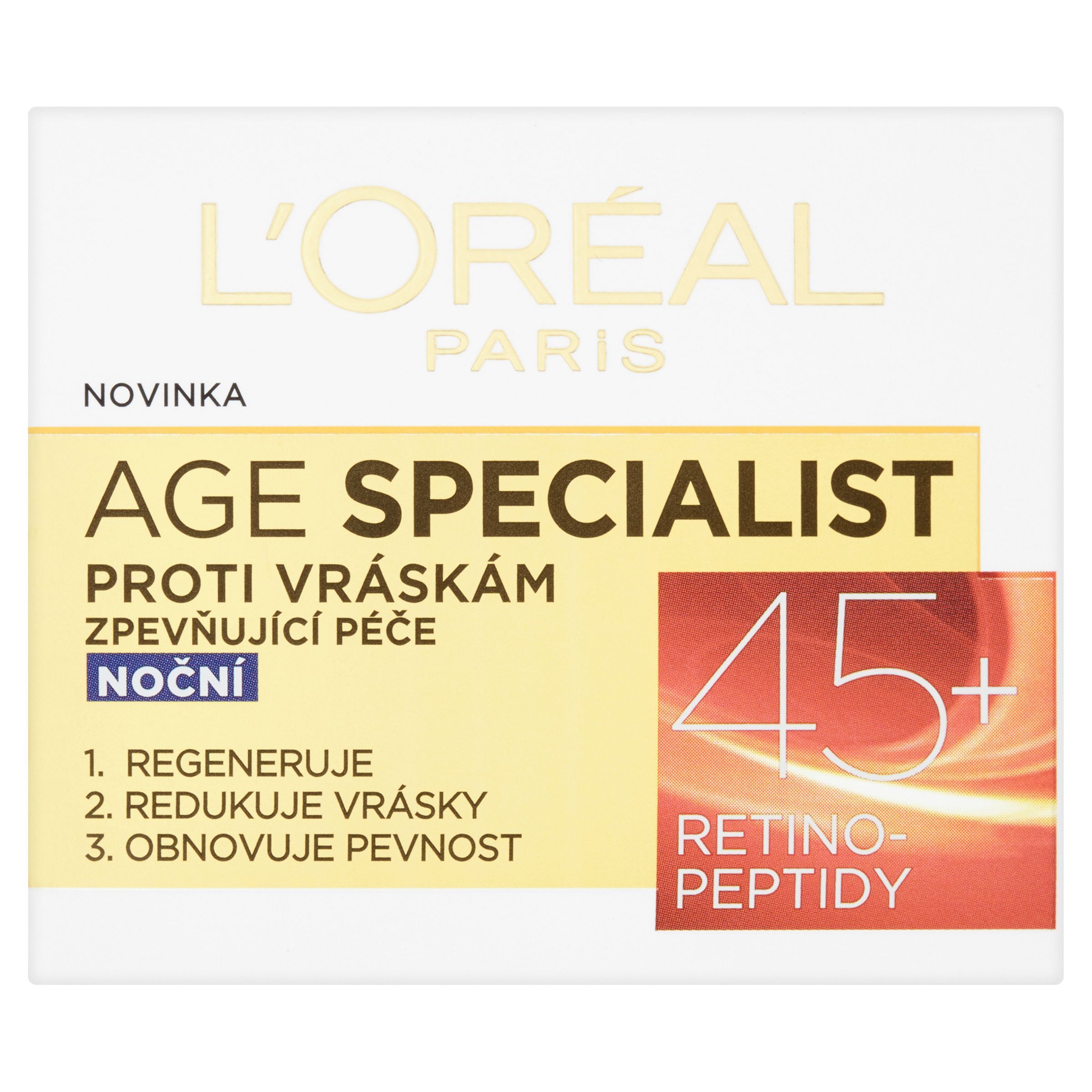 L'Oréal Paris Age Specialist zpevňující noční krém proti vráskám 50 ml