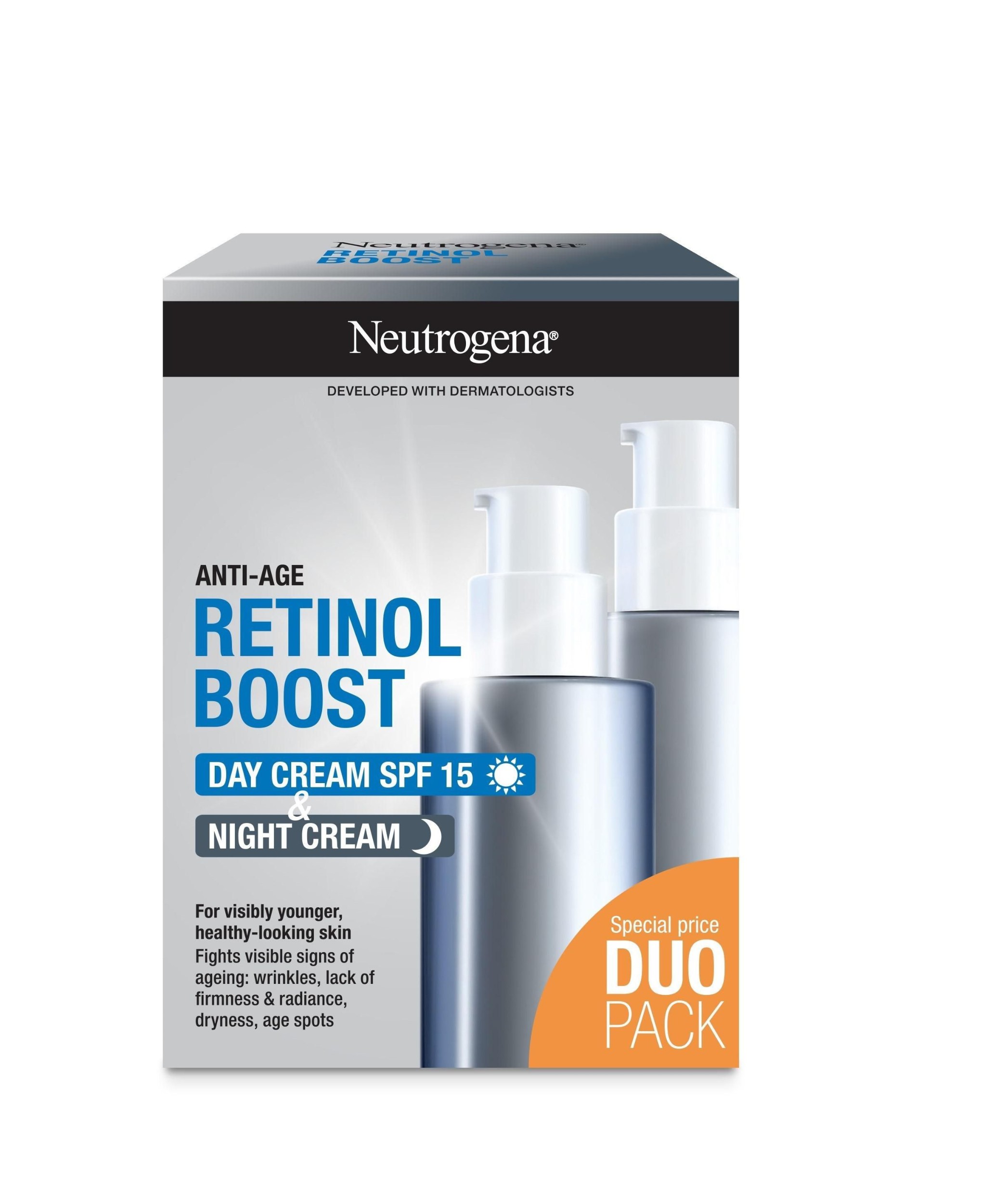 Neutrogena Retinol Boost DUO pack denní + noční 2x 50ml