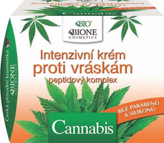 BIOne Cosmetics BIO Cannabis intenzivní krém proti vráskám peptidový komplex 51 ml