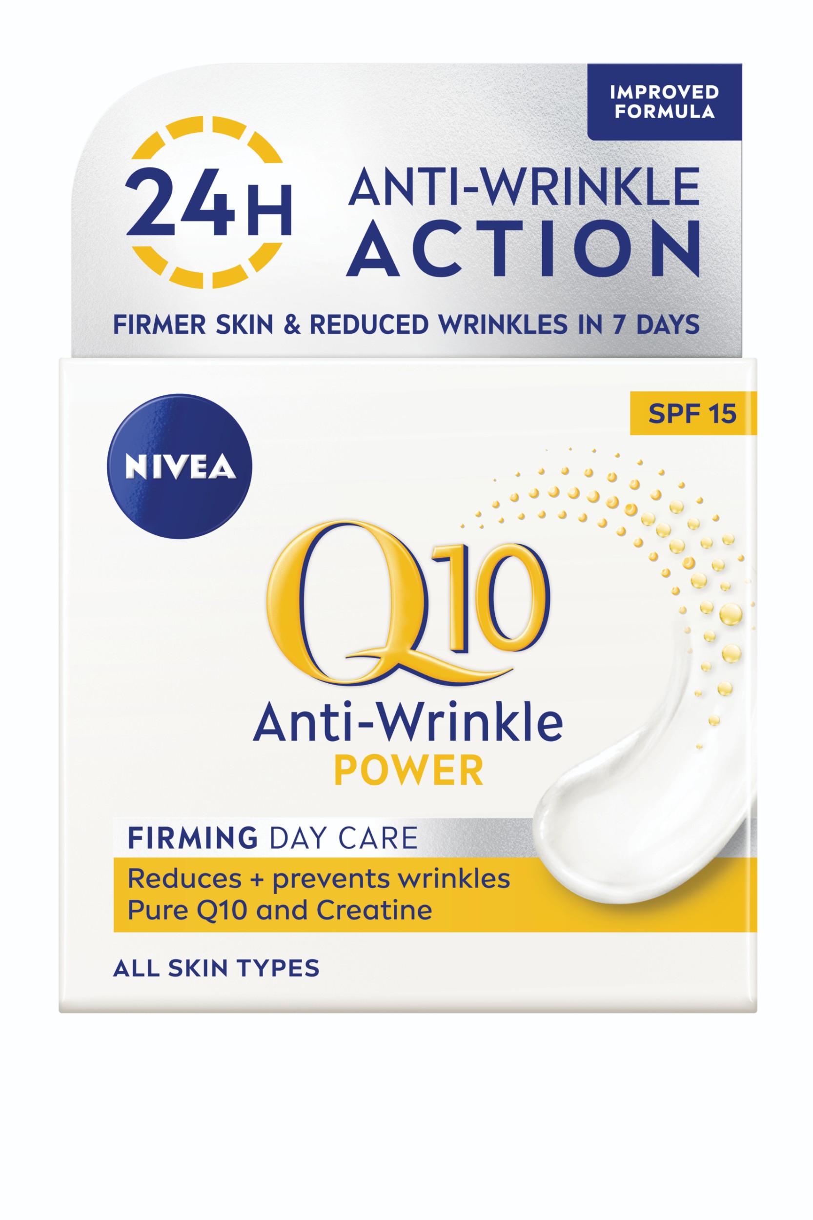 Nivea Q10 Plus Denní krém proti vráskám OF 15 50 ml