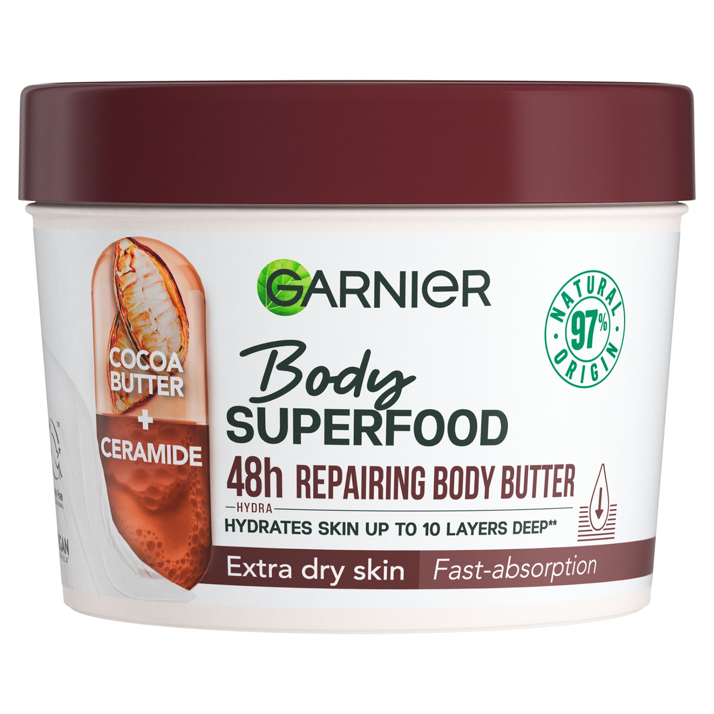 Garnier SuperFood Reparing Cream (cacao+ceramides)