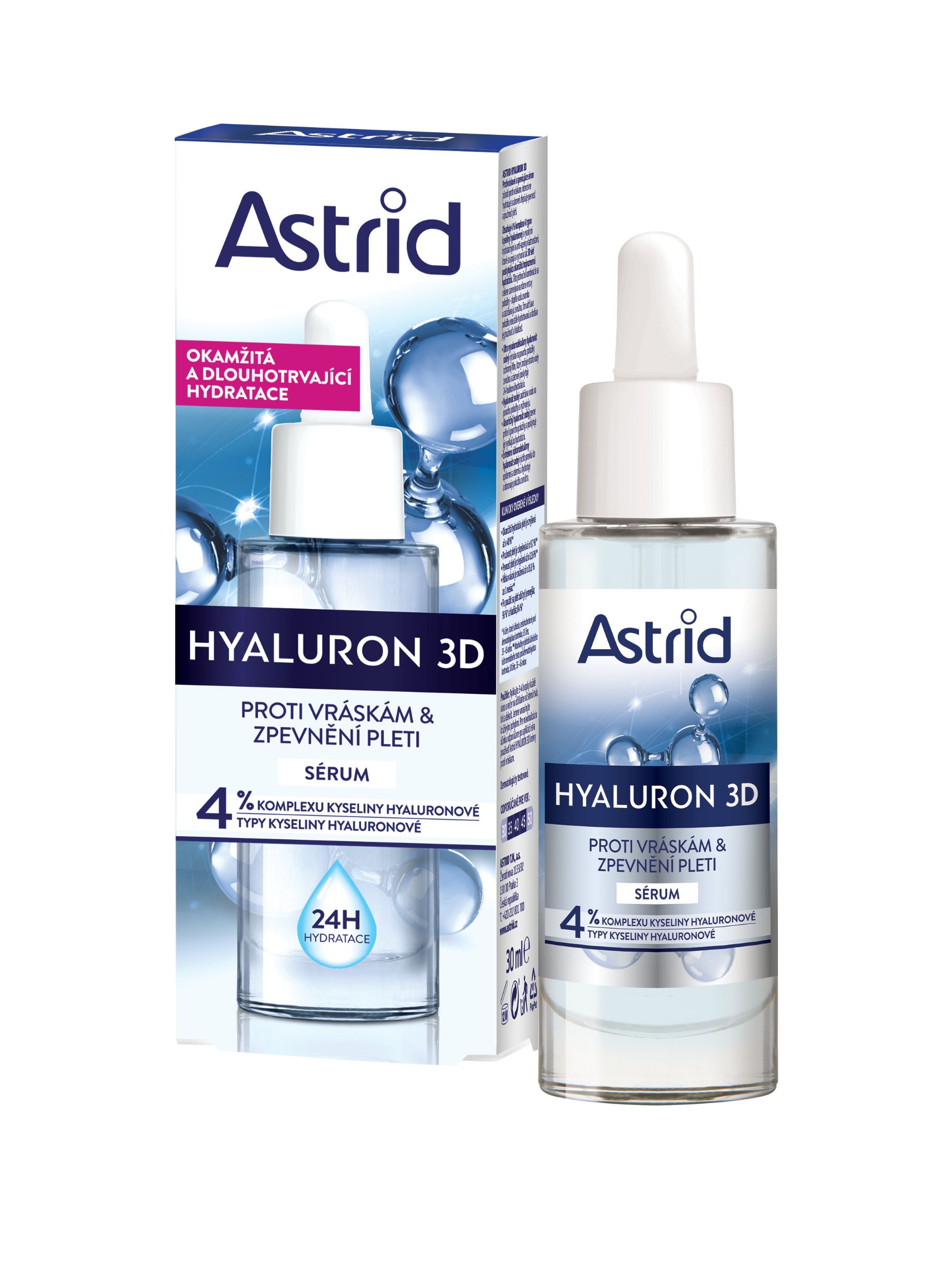 Astrid Hyaluron 3D Protivráskové a zpevňující sérum 30ml