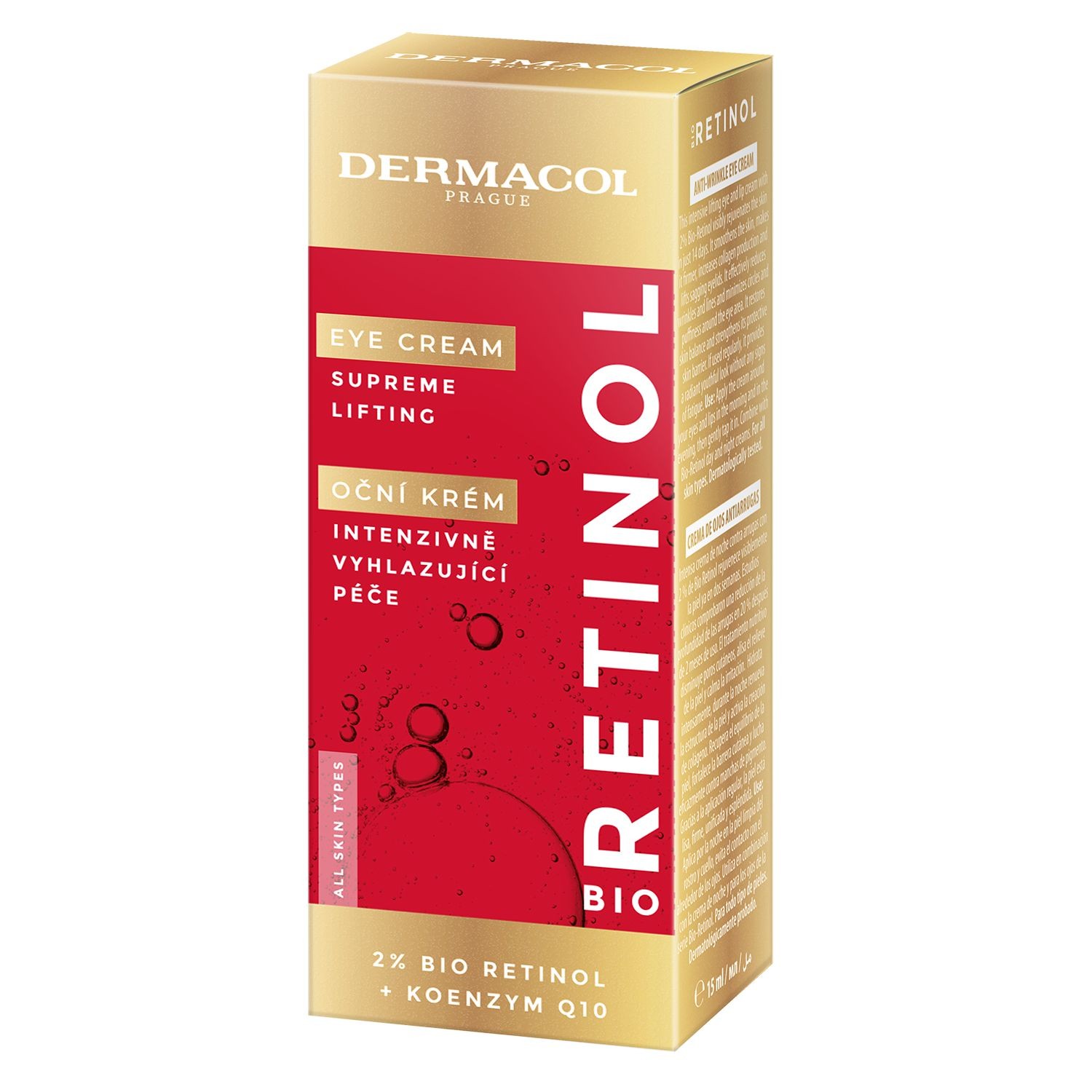 Dermacol Bio Retinol oční krém 15 ml