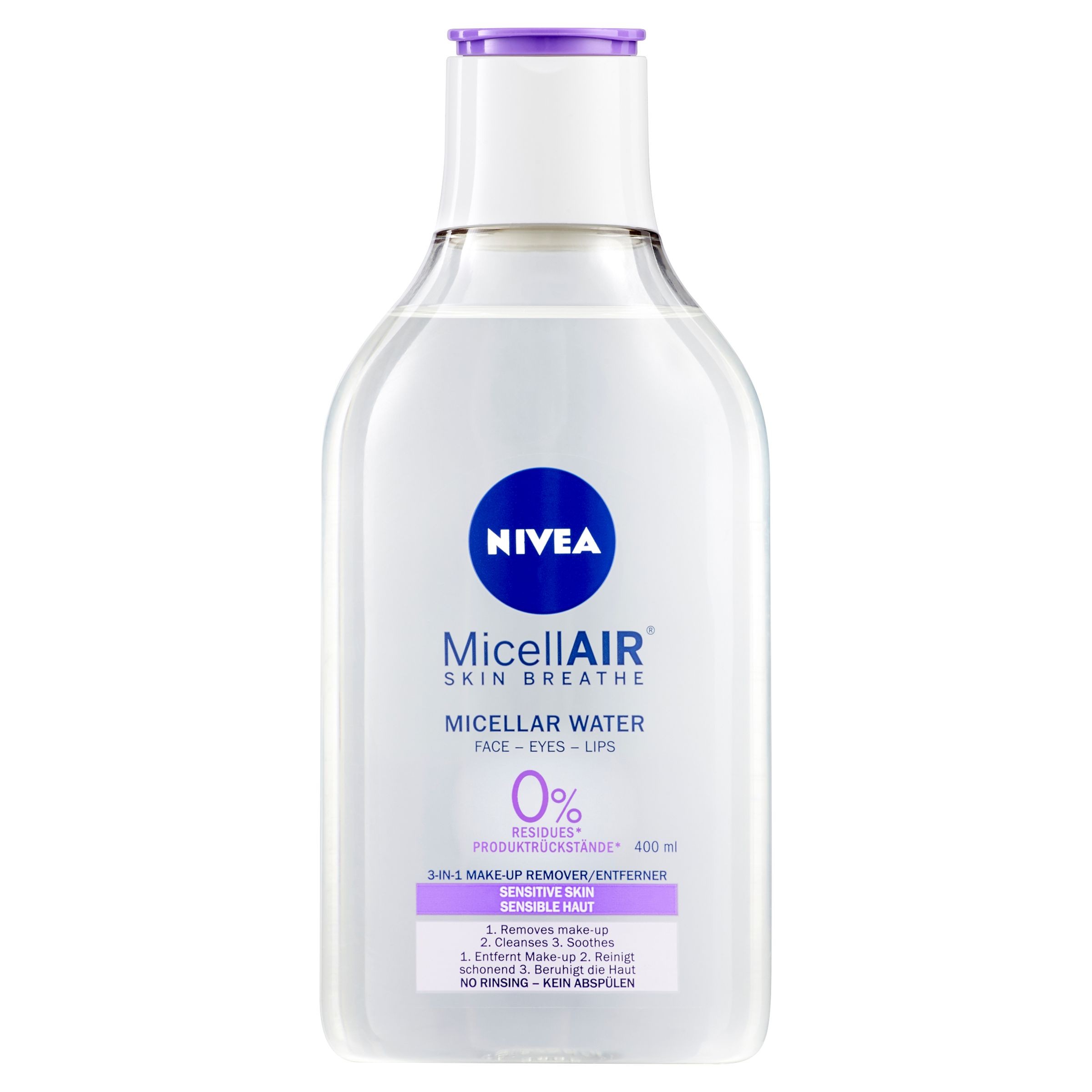 Nivea Zklidňující pečující micelární voda 400 ml