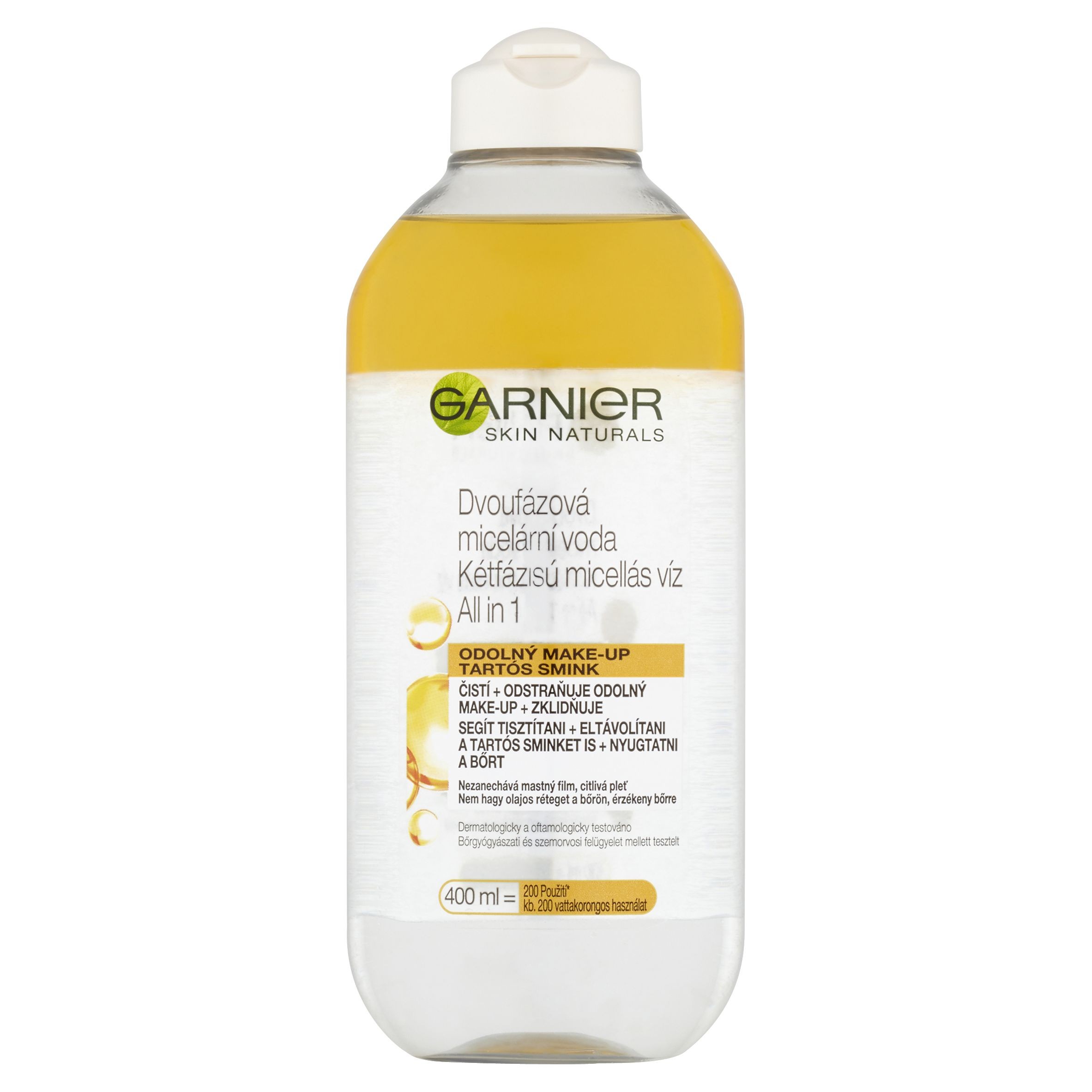 Garnier Skin Naturals dvoufázová micelární voda 400ml