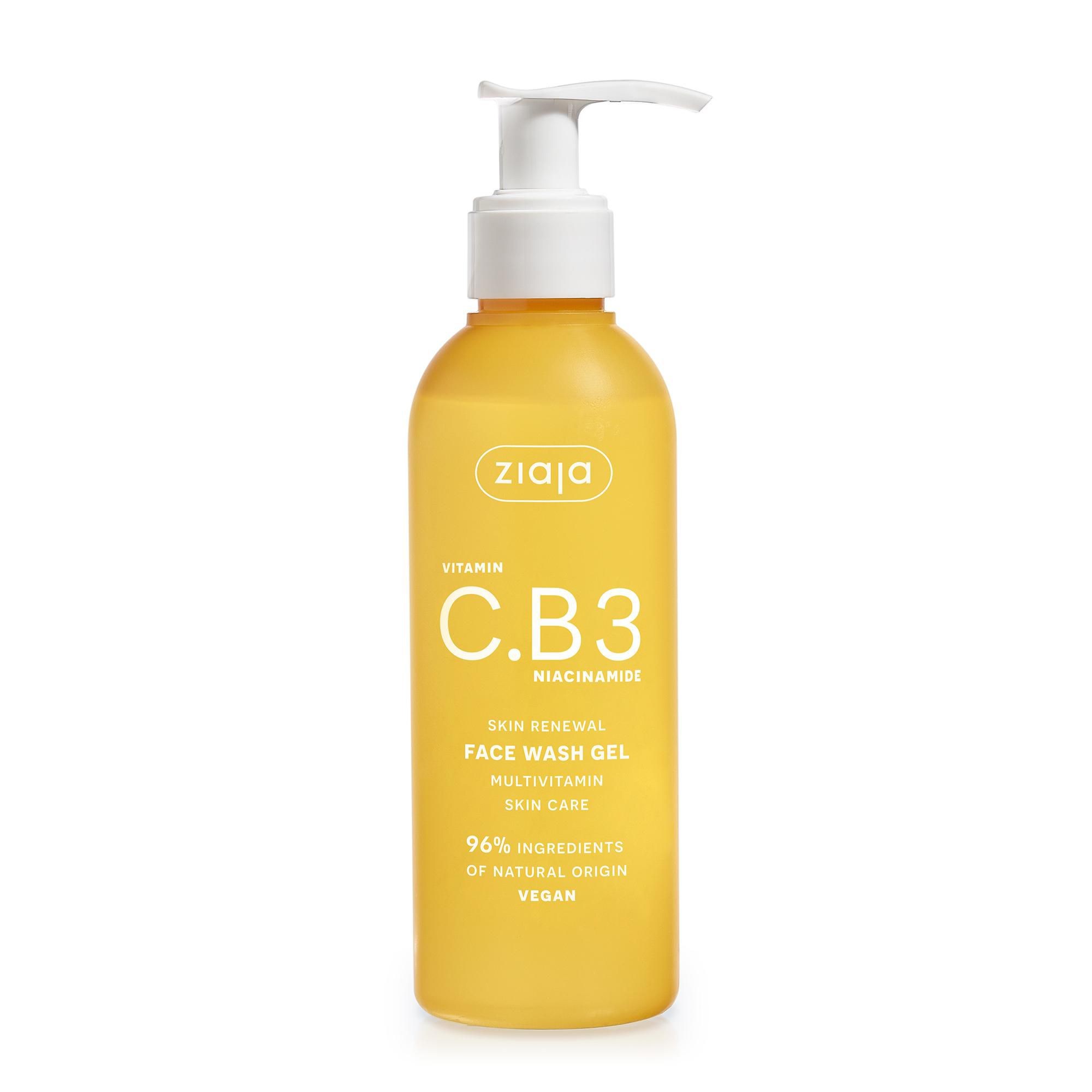 Ziaja Vitamin C.B3 Niacinamide Pleťový čisticí gel 190ml