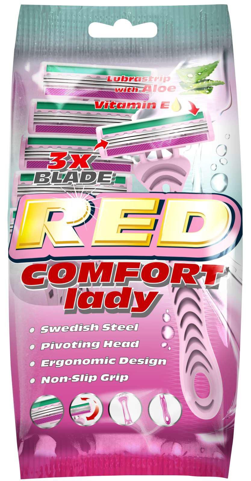Red Comfort Lady 3břit holítka 5 ks
