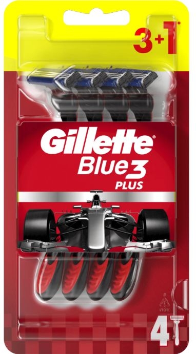 Gillette Blue 3 Plus Pohotové Hol 4ks