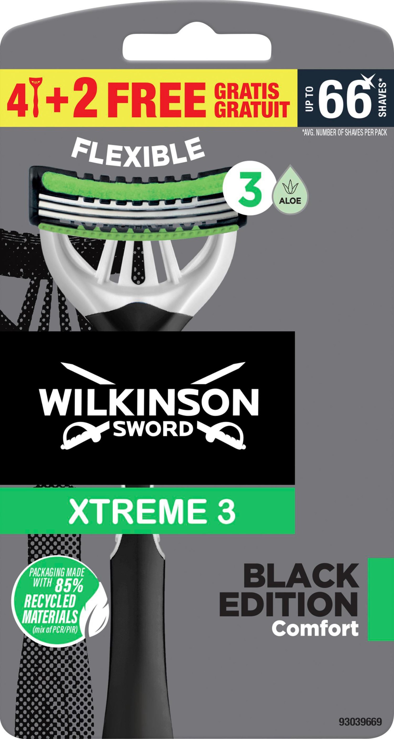 Xtreme3 Black 4+2's