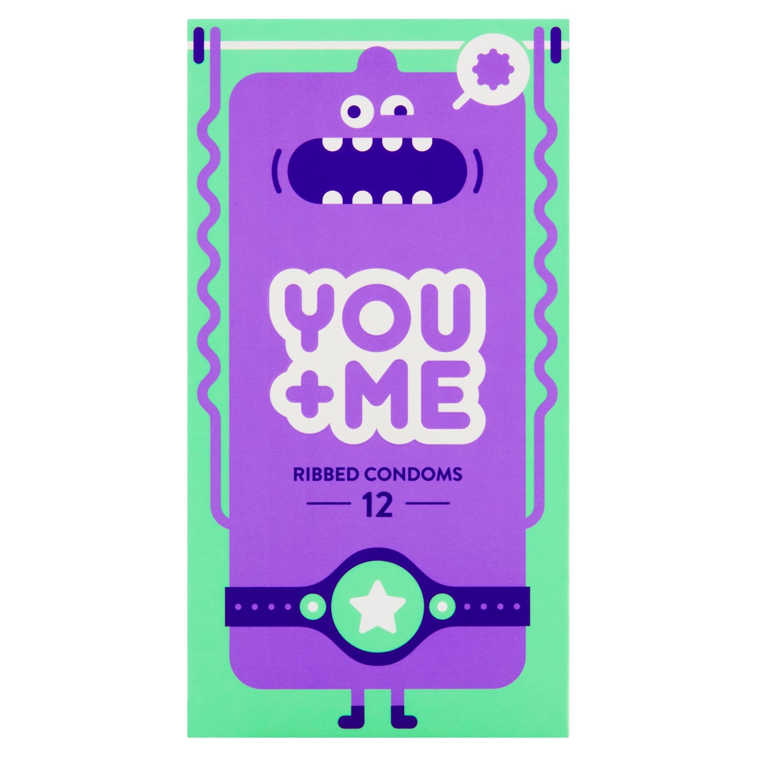 You Me Ribbed kondomy 12 ks