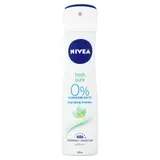 Nivea Pure & Natural Action sprej deodorant s vůní jasmínu 150 ml