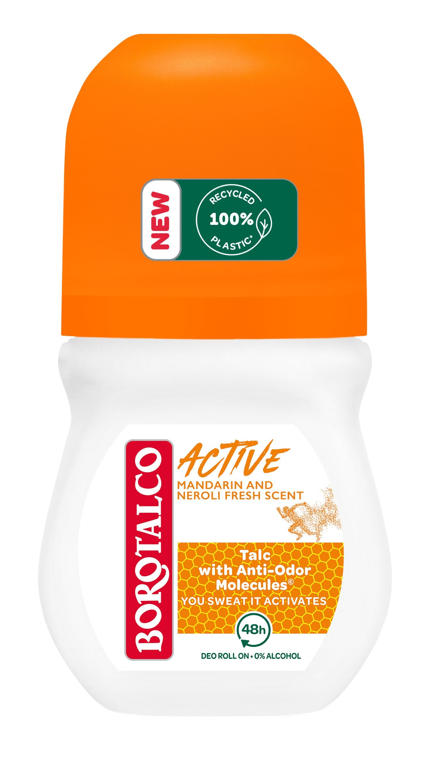 Borotalco Active Mandarin Neroli Fresh Deo Roll On 50ml