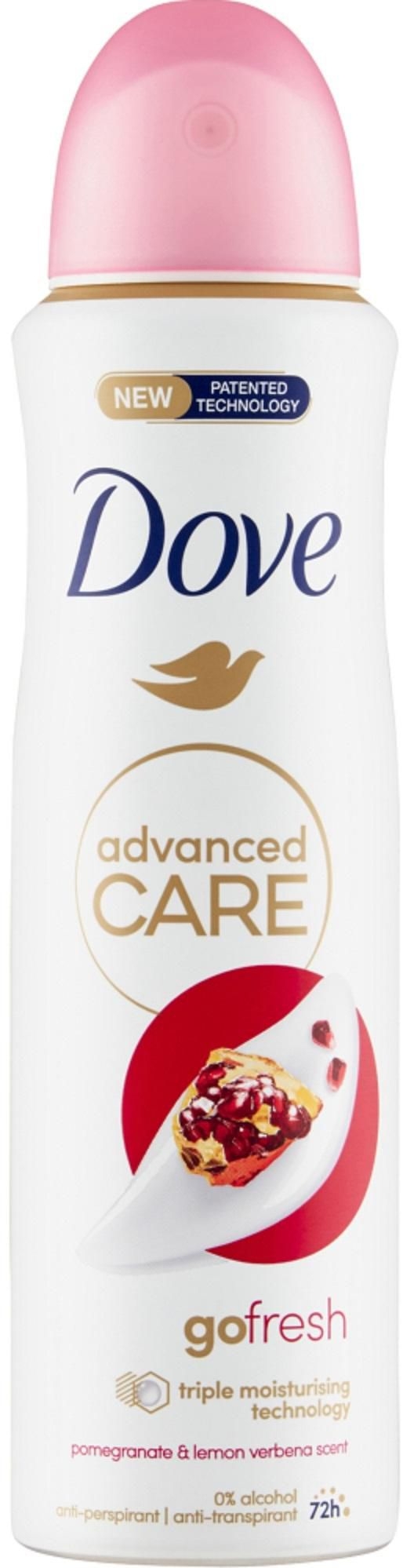 Dove Advanced Care Granátové jablko antiperpirant ve spreji 150ml