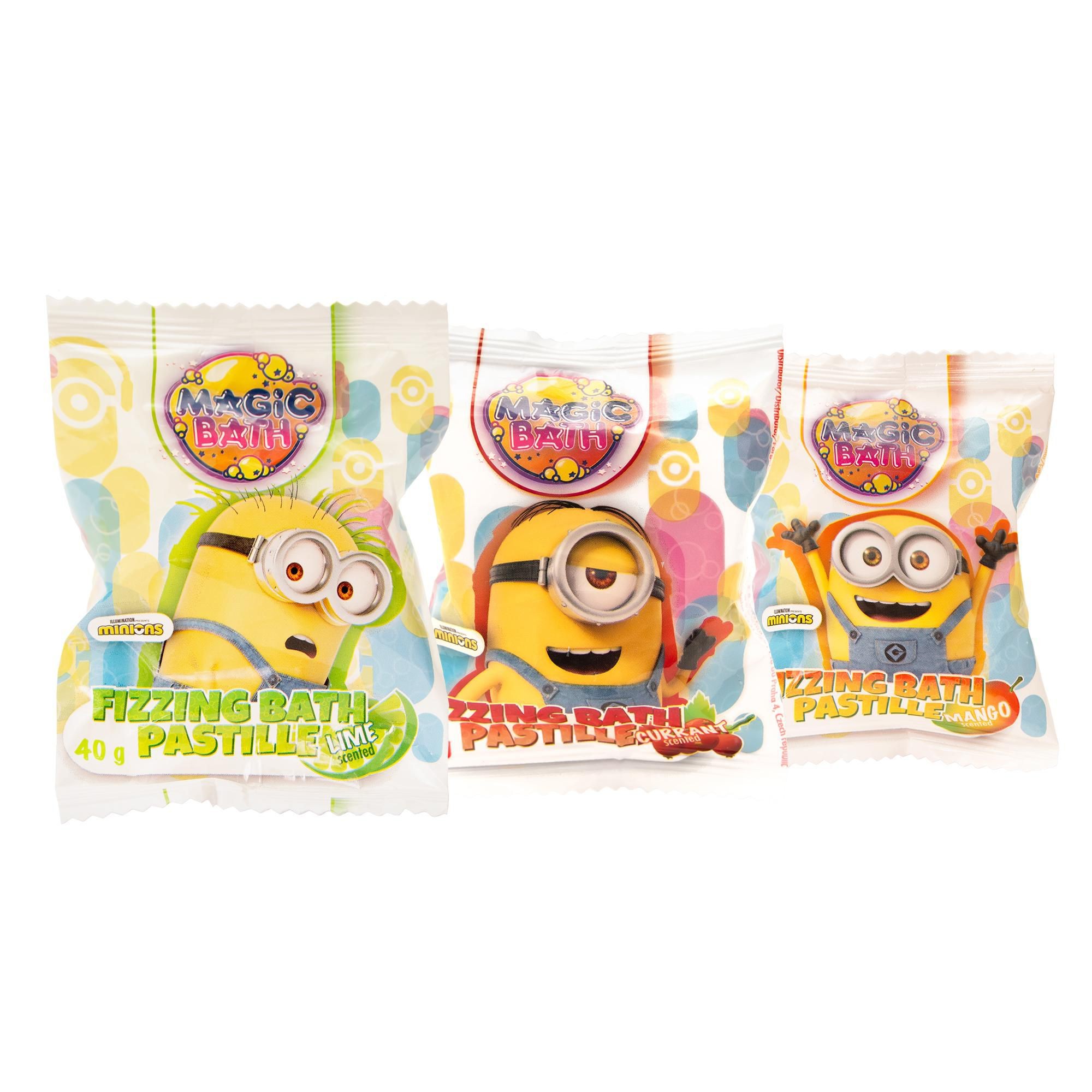 Magic Minions Šumivé tablety do vany 40 g