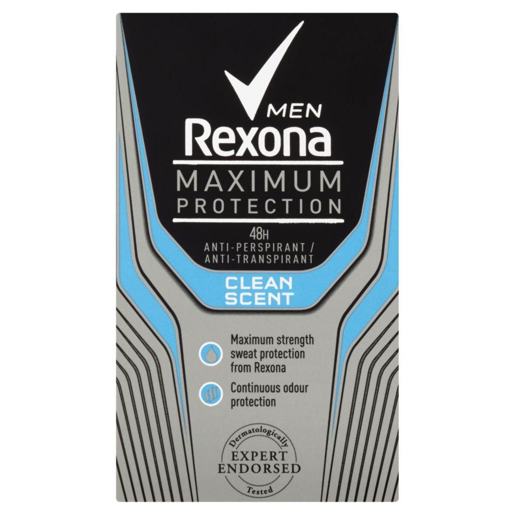 Rexona Men Maximum Protection Clean Scent antiperspirační krém pro muže 45 ml