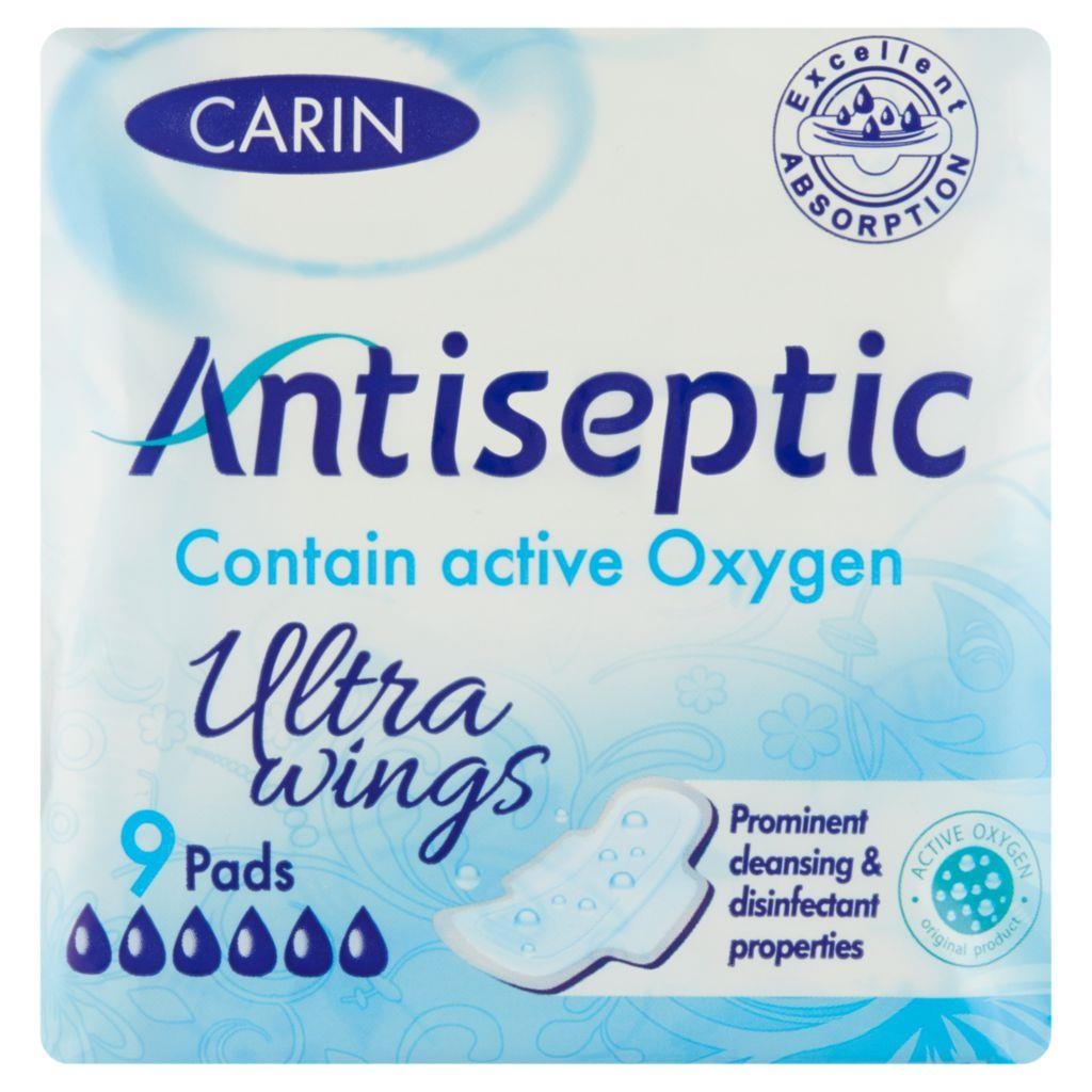 Carin Antiseptic Ultra Tenké mentruační vložky 9 ks