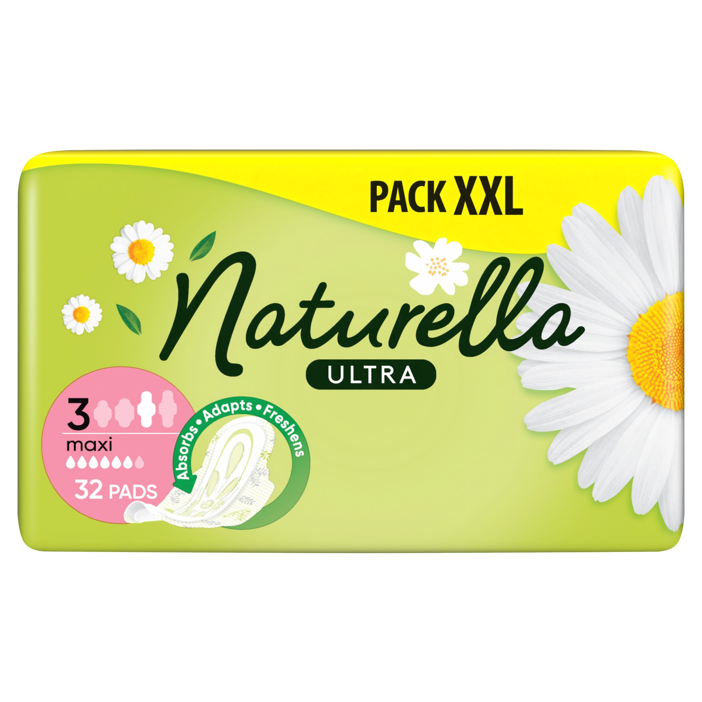 Naturella Ultra Maxi velikost 3 vložky s křidélky 32 ks