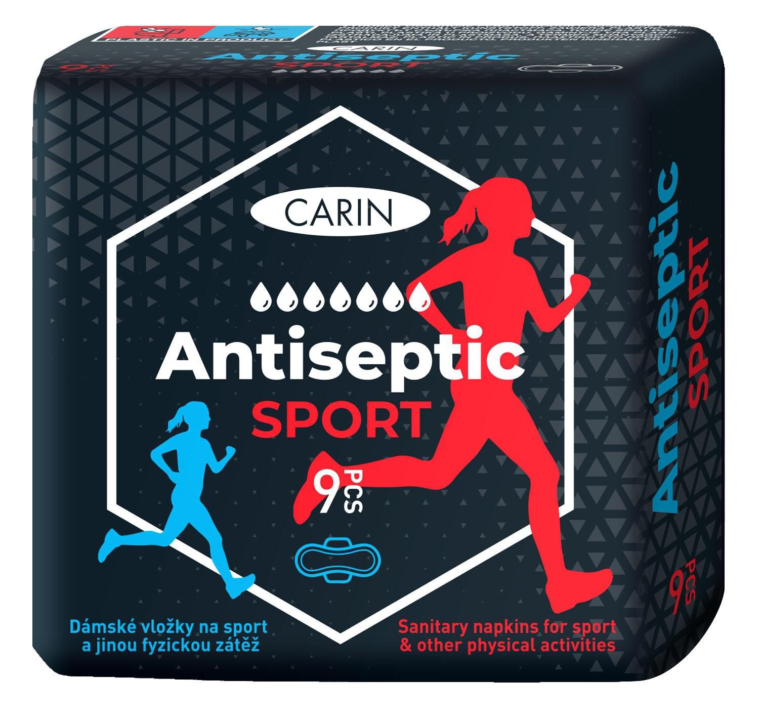 Carin Antiseptic Sport 9 ks