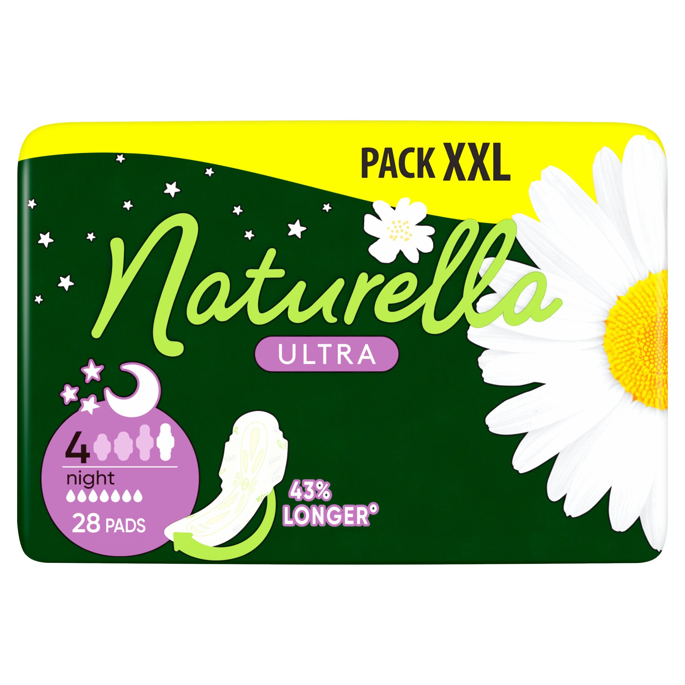 Naturella Ultra Night velikost 4 vložky s křidélky 28 ks